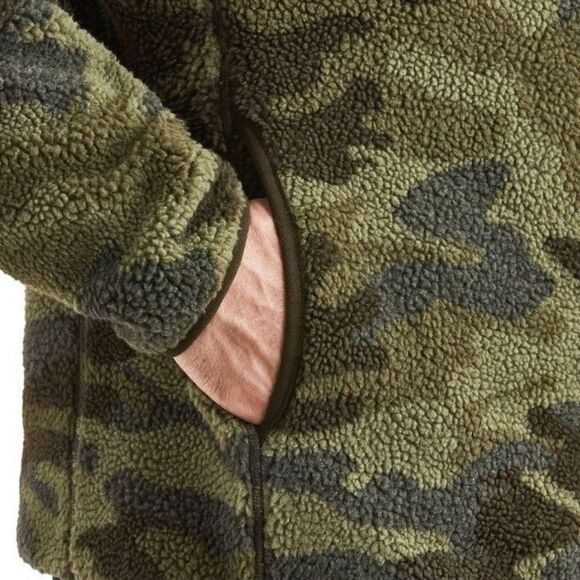 Member’s Mark men’s alpine Sherpa snap closure camo pullover size small - Picture 5 of 6
